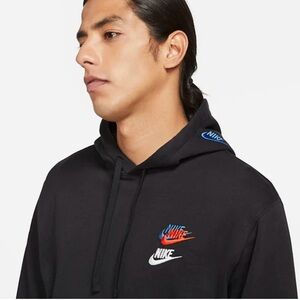 Nike Sportswear French Terry Hoodie Black Long Sleeve